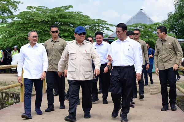 Mentan Targetkan Produksi Padi 7,5 Juta Ton, Menko Pangan Sebut Indonesia Tak Perlu Impor Lagi