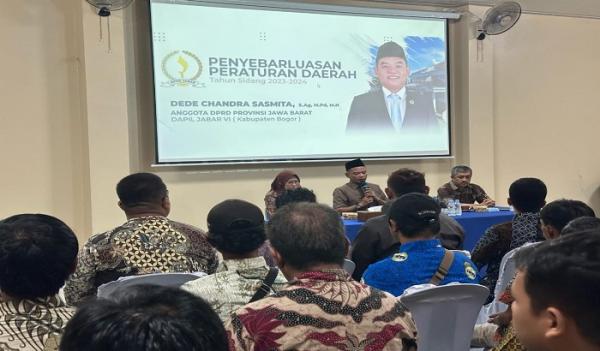 Sosialisasi Perda, Dede Chandra Dorong Pemerintah Daerah Perkuat UMKM