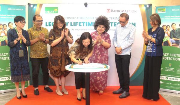 Equity Life Indonesia dan Bank Maspion Luncurkan Asuransi Jiwa 