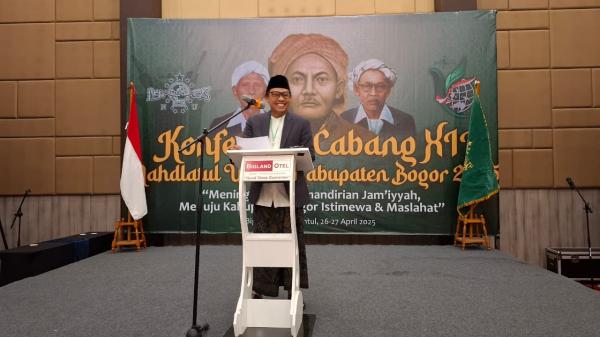 KH Romdon dan Abdul Somad Pimpin PCNU Kabupaten Bogor Masa Khidmat 2025-2030