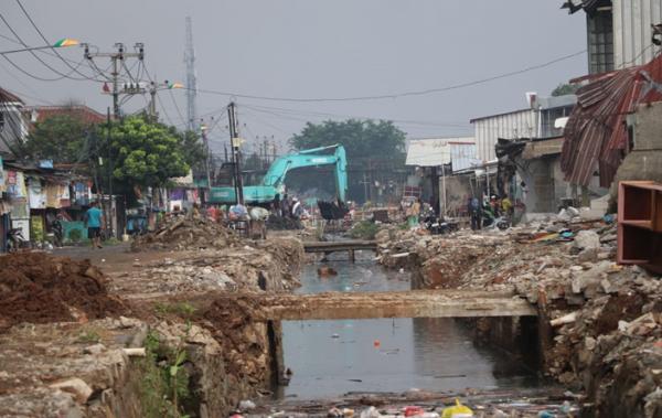 Ribuan Bangunan Liar di Bekasi Dibongkar untuk Atasi Banjir