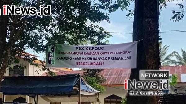 Spanduk HMI di Langkat Jadi Alarm Sosial: “Pak Kapolri, Tolong Kampung Kami!”
