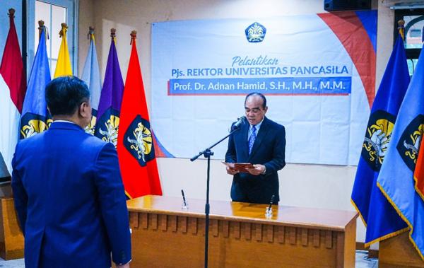 Dilantik Jadi Pjs Rektor Universitas Pancasila, Prof Adnan Hamid: Siap Jalankan Amanah!