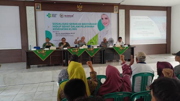 Ratusan Pelajar SMK Ma'arif Sidoarjo Ikuti Sosialisasi GERMAS, Arzeti Bilbina Harapkan Generasi Emas