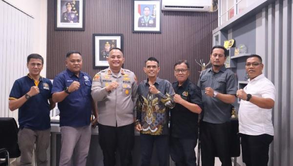 Terima Audiensi PWI Batu Bara, Kapolres Batu Bara Ajak Bersinergi Dukung Program Pemerintah