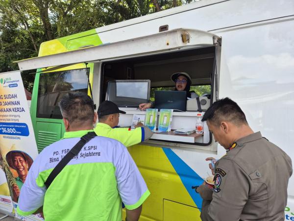 BPJS Ketenagakerjaan Tanjung Morawa Sediakan Layanan Khusus di Peringatan May Day Deliserdang