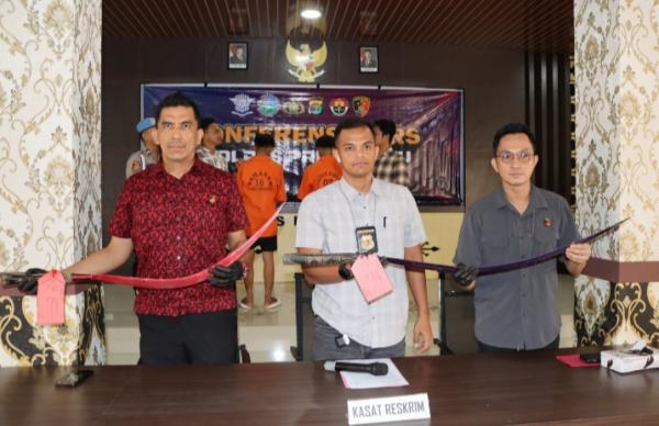 Bawa Celurit untuk Tawuran, Dua Anggota Gengster Pringsewu Ditetapkan Tersangka
