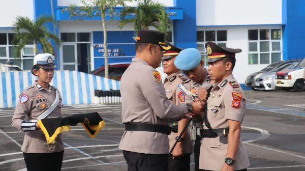 Serah Terima Jabatan Kasat Lantas Polres Tasikmalaya dan Polres Ciamis