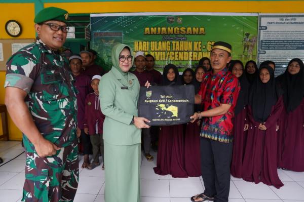 Sambut HUT ke-62, Kodam XVII/Cenderawasih Gelar Anjangsana ke Panti Asuhan
