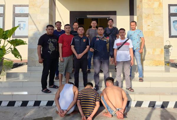 Tiga Pelaku Curanmor Lintas Kabupaten Ditangkap, Polisi Sita Motor Curian dan Senjata Api