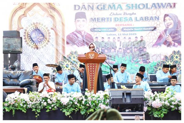 Bupati Purworejo Hadiri Pelantikan PCNU Kabupaten Purworejo serta Menghadiri Merti Desa Laban