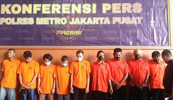 9 Preman Bergaya Oknum Ormas Dicokok Langsung Jadi Tersangka, Daerah Operasi Parkiran Kawasan Monas