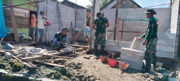 TMMD ke-124 Bawa Berkah, Belasan Rumah Warga Miskin Direnovasi