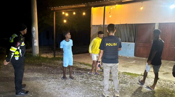 Patroli Polsek Maulafa Cegah Premanisme dan Tawuran di Kota Kupang