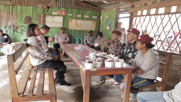 Kapolres Eliana Sambangi Marga PMKRI Cabang Kefamenanu