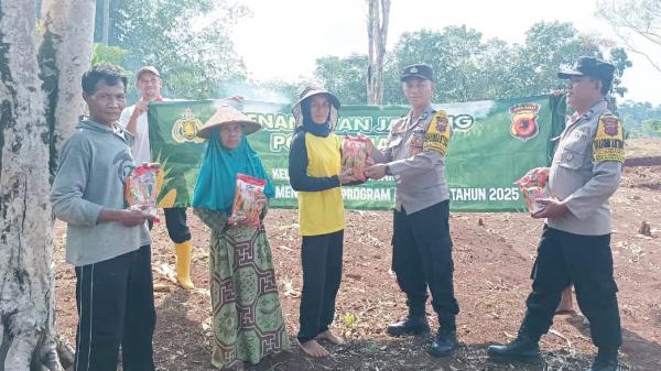 Polres Ciamis Gerakkan Warga Dukung Swasembada Pangan dan Cegah TPPO, Sejalan dengan Asta Cita