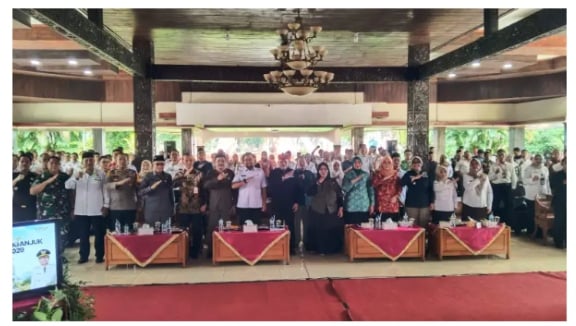 Penandatanganan Kesepakatan Akhiri Musrenbang RPJMD Nganjuk 2025–2029