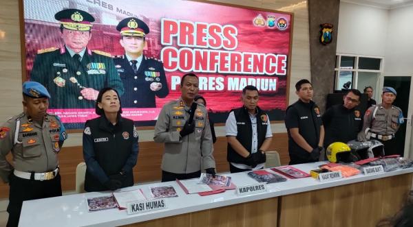 Polisi Tangkap Pelaku Pengeroyokan Brutal Dua Remaja di Madiun yang Viral di Media Sosial