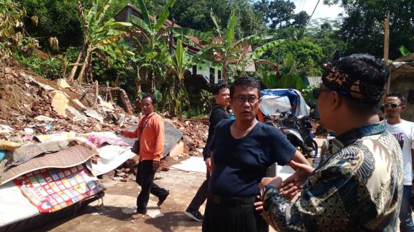 Ancaman Longsor Masih Mengintai Ciamis, Satu Rumah Sudah Dikosongkan, 2 Lainnya Terancam Ambruk