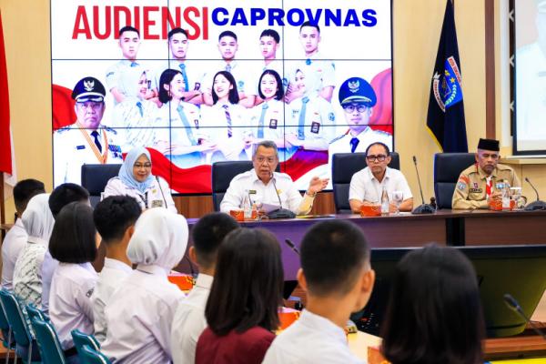 Benyamin Davnie Lepas 10 Pelajar Tangsel Ikuti Seleksi Paskibraka Provinsi dan Nasional
