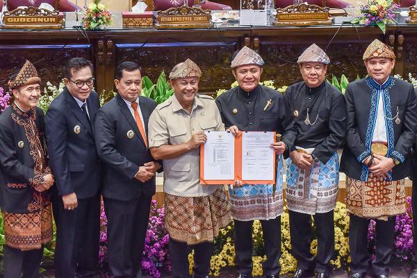 Potret Perjanjian Penyedian Lahan SPPG Program Makan Bergizi Gratis di Sumsel.