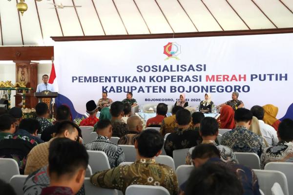 Pemkab Bojonegoro Percepat Pembentukan 430 Koperasi Merah Putih