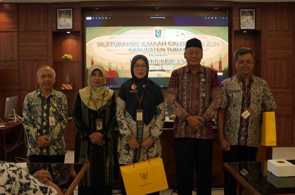 Wabup Tuban Silaturahmi dengan Calon Haji, Pemkab Komitmen Dukung Pelayanan Haji yang Berkualitas