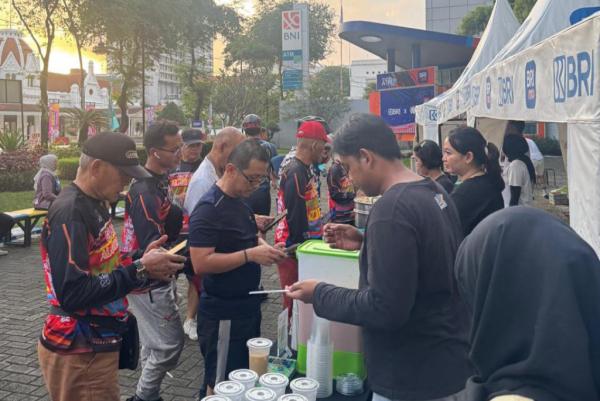 Gelar Tunjungan Loop, BRI BO Kertajaya Aktif Garap Komunitas Olahraga Cycling dan Running