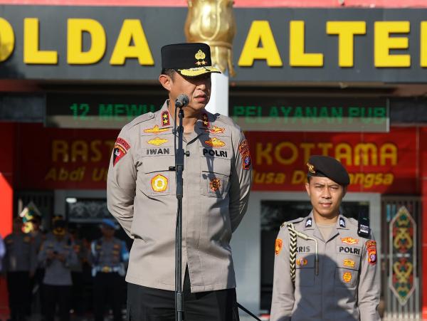 Kapolda Kalteng Apresiasi Kinerja Personel, Tekankan Pentingnya Kebersamaan dan Kesehatan