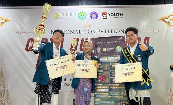 TRKI UNDIP Menang Banyak di Cipta Nusantara Fest 2025, Bawa Pulang Tiga Penghargaan