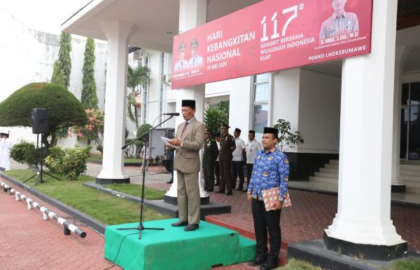 Peringatan Harkitnas ke-117, Plt Sekda A. Haris Tekankan Pembangunan Digital dan Kesejahteraan