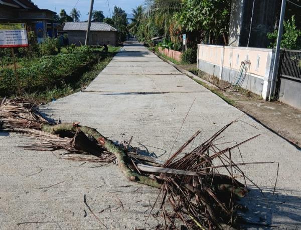 Pekon Tulung Agung Realisasikan Pembangunan Jalan dan Drainase Tahun 2025