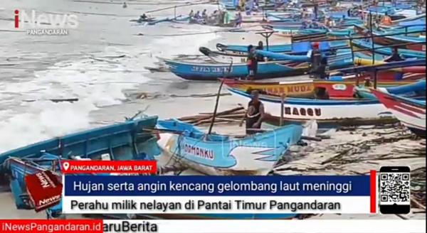 Video, Cuaca Ekstrem Terjang Pantai Timur Pangandaran