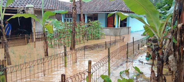 Sungai Citanduy Meluap, Ratusan Rumah di Kertaraharja Ciamis Terendam Banjir