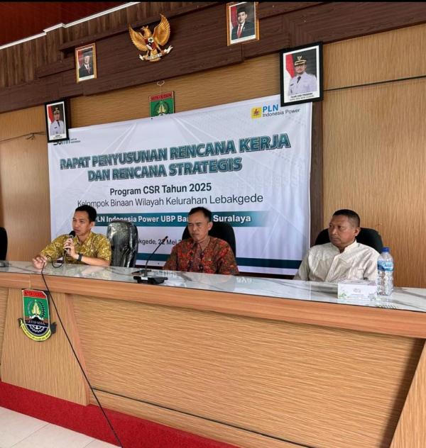 PLN Indonesia Power UBP BSLA 1 Bahas Renja Community Development 2025 Bersama Warga Lebakgede