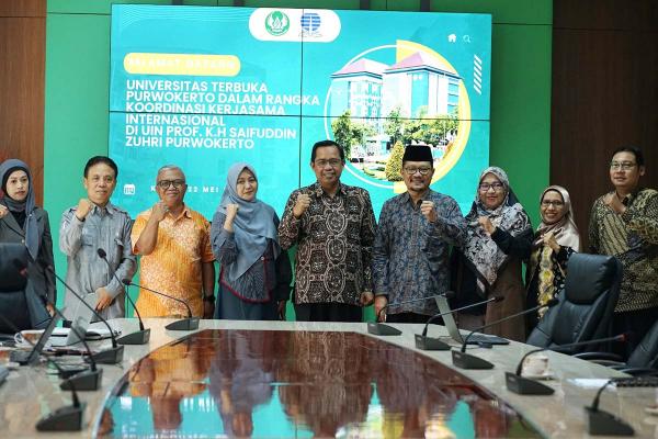 UT Purwokerto Jalin Koordinasi Kerja Sama Internasional dengan UIN Saizu 