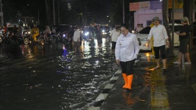 Semarang di Guyur Hujan Lebat, Agustina Gercep Tinjau Rumah Pompa Pastikan Genangan Segera Surut