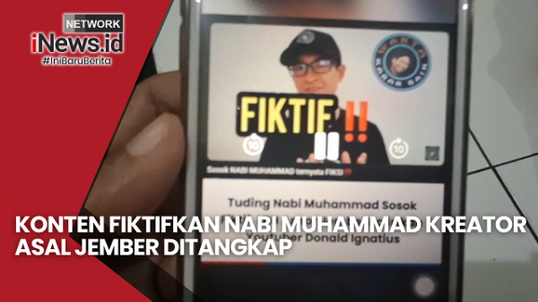 Konten Fiktifkan Nabi Muhammad Kreator Asal Jember Ditangkap