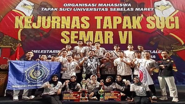 Kontingen UMS Sabet Juara Umum 3 Kejuaraan Nasional Tapak Suci SEMAR VI 2025