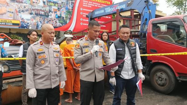 Polres Ciamis Bongkar Sindikat Pencurian Alat Berat, 4 Pelaku Ditangkap di 3 Kota Berbeda