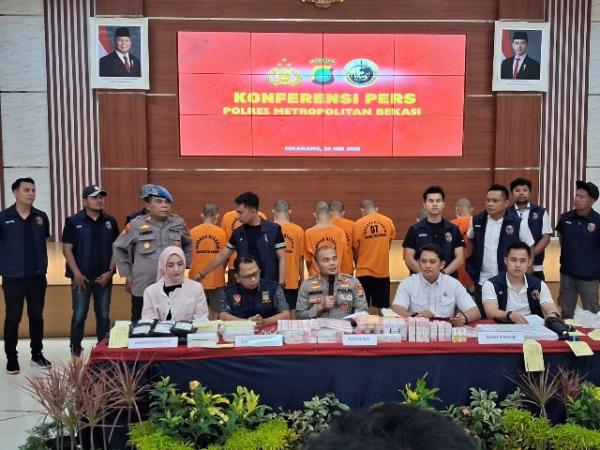 Ungkap Peredaran Skincare Palsu di Babelan Bekasi, 8 Tersangka Diamankan
