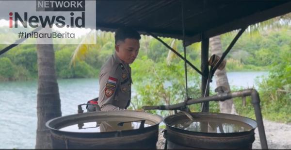 Ribuan Liter Miras dan Belasan Sajam Disita Aparat Polres Sumba Timur dalam Dua Pekan