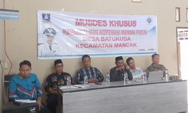 Implementasi Kebijakan Penguatan Ekonomi Desa, Pemdes Batukuda Bentuk Kopdes Merah Putih