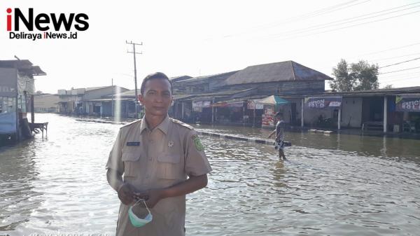 BPBD Medan Pantau Banjir ROB di Belawan, Sejumlah Titik Tergenang hingga 15 Cm