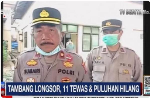 RS Terima Sebanyak 10 Kantong Jenazah dari Petugas Evakuasi Dilokasi Longsor Gunung Kuda Cirebon   i