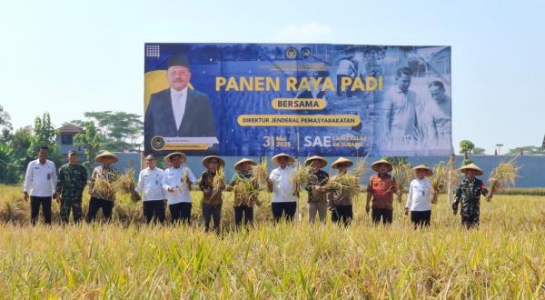 Lapas Kelas IIA Subang Gelar Panen Raya dan Bakti Sosial, Dihadiri Dirjen Pemasyarakatan