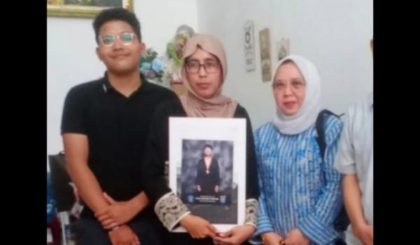 Takziah ke Rumah Duka, Qonita Lutfiyah Sebut  Argo Ericko Achfandi Jadi Inspirasi Anak Yatim