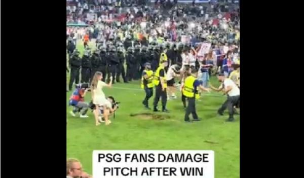 PSG Ukir Sejarah, Suporter Rayakan Gelar Liga Champions dengan Aksi Ekstrem di Allianz Arena