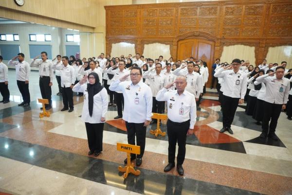 Kemenkum Jateng Ikuti Upacara Harlah Pancasila 2025: Perkokoh Ideologi Menuju Indonesia Raya