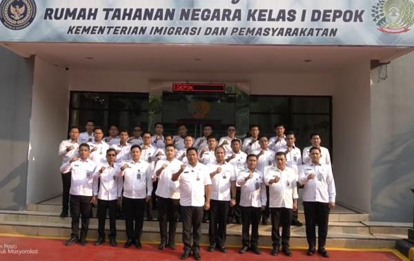 Rutan Depok Nyatakan Perang terhadap Narkoba dan HP Ilegal Di Area Rumah Tahanan Negara